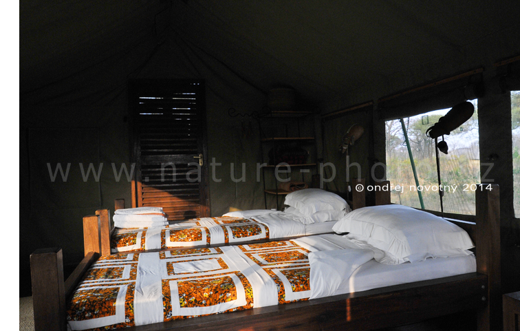 Tandala Tented Camp - interiér safari stanu 